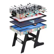 Soccer Table Foldable 4-In-1 Game Foosball Table Tennis Pool Hockey Tables 4FT