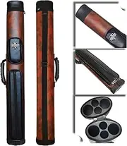 BY SPORTS 2x2 Hard cue case Square Pool Cue Billiard Stick Carrying Case