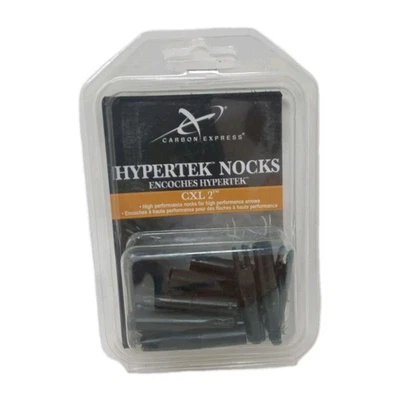12 Pack: Carbon Express Hypertek CXL 2 Arrow Nocks Black: W3419 NOS