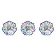 3x LVD Metal Trivets Moroc Placemat/Tablemat Home/Kitchen Decor 20cm Assorted