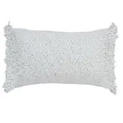 [James Lane] Flux Cushion White - 55cm x 35cm