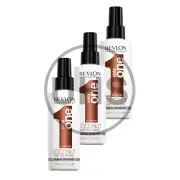 3 x Revlon Professional Uniqone Coconut Hair Treatment 150ml Uniq One AUS SELLER