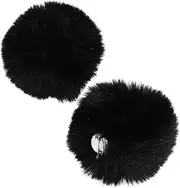 FELTECHELECTR Bunny Tail Clip for Women's Costume Plush Pompom Shoes Cosplay Performance Decor
