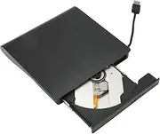External DVD Drive, USB 3.0 USB C Portable DVD CD ROM Writer Reading for Laptop Desktop Netbook, Portable DVD Player for Laptop