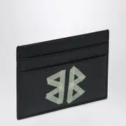 [Balenciaga] Cash black cardholder in grained leather One size Black