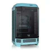 Thermaltake CA1Y400SBWN00 The Tower 300 Tempered Glass Micro-ATX Tower Case (Turquoise Edition)