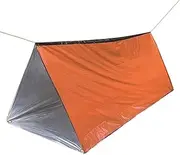 Sleep Sacks, Waterproof Camping Bags, Thermal Insulated Portable Shelter, Heavy Duty Compact Sleep System for Hiking and Outdoor Adventures, Green/Orange