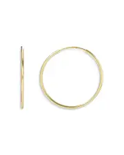 Zoe Lev 14K Yellow Gold Medium Thread Hoop Earrings