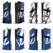 NHL TAMPA BAY LIGHTNING VINYL SKIN FOR SONY PS5 PRO DISC EDITION CONSOLE