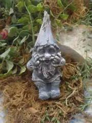Latex Only gnome / elf concrete plaster mold 4"H x 2"W