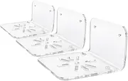 Acrylic Wall Mount Bracket for Security Camera Speaker Router Home Office Sturdy Easy to Install