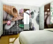 3D Lotus Scenery 5 Blockout Photo Curtain Print Curtains Drapes Fabric Window AU