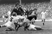 Roy Laidlaw With Ball Forces Himself Over The England Line 1983 OLD RUGBY PHOTO