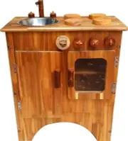 Combo Wooden Stove and Sink