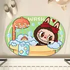 POP MART Labubu Absorbent Non-slip Diatom Mud Mat Toilet Bathroom Non-slip Mat