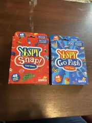 I Spy Go Fish Card Game & I Spy Snap - Jumbo Cards No Reading Required - NEW