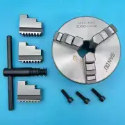 Mini Lathe Chuck 3 Jaw Self-Centering K11-125 Scroll Metal Manual Type Parts