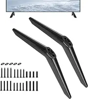 (Upgraded Version) TV Stand Legs for Vizio TV Replacement Stand Base for Vizio D24FM-K01 D32H-J09 D40f-J09 V505-J01 V555-J01 V585-H11 V585-H1 V585-J01 TV Legs Replacement for Vizio with Screws