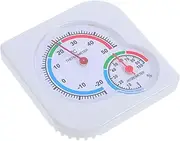 ABOOFAN Thermometer Home Temperature Monitor Indoor Thermostat Outdoor Temperature Gauge Temperature Humidity Meter Indoor Temperature Gauge Hygrometer Indoor Plastic White