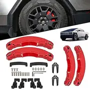 Caliper Covers Compatible with Tesla Cybertruck 2023-2024, Front and Rear Brake Caliper Covers Set of 4