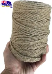 Jute Twine 4mm 100m Thick Heavy Duty Rope Cord Garden String