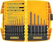 DEWALT Black Oxide Drill Bit Set with Pilot Point, 13-Piece (DW1163)