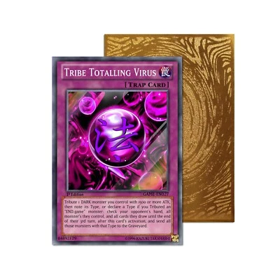 Tribe Totalling Virus Metal Orica Card - Yu-Gi-Oh!