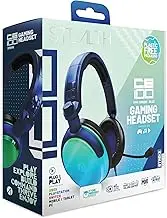 Stealth C6-100 Gaming Headset Strike - Grün & Blau, Multiplattform-kompatibel mit Xbox, PS, Switch, PC, Handy und Tablet