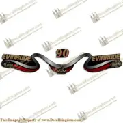 Evinrude 115 Boat Decal Kit - Red 3M Marine Grade