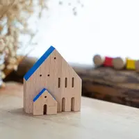 在飛比找momo購物網優惠-【eguchitoys】故事積木〈藍色房子〉(木頭/原木積木