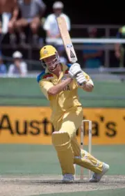 Tom Moody batting for Australia during their World Cup match - Old Cricket Photo