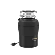 Garbage Disposal 1/2 HP Easy install Quiet with Stopper Power Cord, Kitchen sink