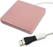 USB-C Superdrive External DVD/CD Reader Burner for Apple Macbook Air Pro Pink