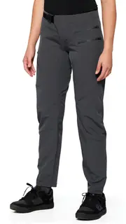 100% Airmatic Ladies Bicycle Pants, grey, Size L for Women