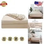 Elegant King Size Sateen Fitted Sheet Set - 2-Pack 600 Thread Count, Deep Pocket