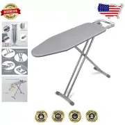 Compact Ironing Board with Adjustable Height and Non-Slip Legs for Stability