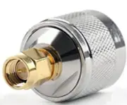 Saide 2 pcs RF coaxial Coax Adapter SMA Male to N Male Wi-Fi Adaptor