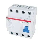 F204AC-40/0.3, ABB, Rcd F200 4P 40A 300Ma Circuit Breaker