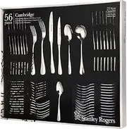 New STANLEY ROGERS 56 Piece Cambridge Cutlery Gift Boxed Set Fork Knife Spoon