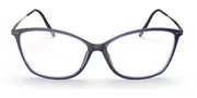 Silhouette Illusion Lite 1607 4530 Men's Glasses Blue Size 56 - Private Health Rebate - Blue Light Block Available