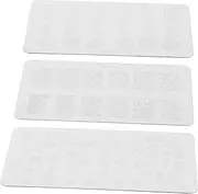 Nail Stencils Set 3pc Nail Art Transfer Template Kit Painting Press on Nail Stamps