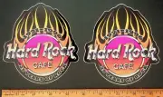 TWO 1996 HARD ROCK CAFE 25 YEARS OF ROCK LOGO DECALS - JJ-71