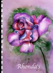 Password Web Address Book Violet Rose