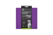 LickiMat Purple Classic Soother Pet Feeding Mat for Dogs & Cats (20cm x 20cm)