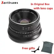 7Artisans 25mm F1.8 Manual Prime Camera Lens for Fuji X Sony E Micro M4/3 EF-M