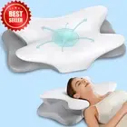 Cervical Neck Pillow for Pain Relief Cooling Memory Foam Contour Support Pillow