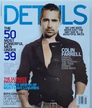 COLIN FARRELL November 2005 DETAILS Magazine KATE MOSS - A BEAUTIFUL MESS