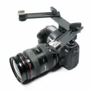13" Macro Twin Bracket Mount Holder Studio Speed Light Flash Hot Shoe Mounting