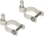 2 Pack Chain Link Fence Frame Gate Post Male Hinge with Bolts and Nuts (1-5/8 I