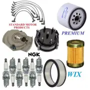 Tune Up Kit Filters Cap Spark Plugs Wire For CHEVROLET K30 L6 4.8L 1977 (for: Chevrolet)